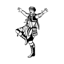 Zeybek Oynayan Adam Kaliteli Kaliteli Sticker 10 X 16 Cm