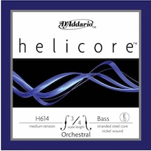 D'Addario H614 3/4M Helicore E Kontrabas Teli (Mi)