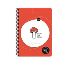 Keskin Color Hisli Şeyler 18.5 X 25 80 Yaprak Kareli Defter -vallahi Zehir Gibiyim Çok Renkli