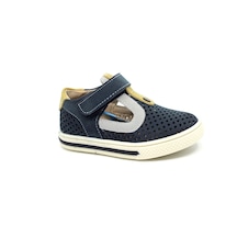 Erkek Bebek Çocuk Ortopedik Sandalet Ayakkabı Şirinbebe 2659 Mavi