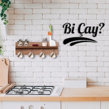 Bk Home Doğal Ahşap Raflı Dekoratif Fincan Askılığı Ve Bi Çay Duv