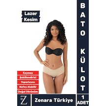 Gündelik İz Göstermez Vücut Sıkılaştıran İncelten Toparlayan Lazer Kesim Dikişsiz Bato Külot Korse Ten