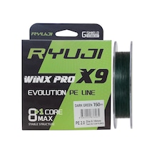 Winx Pro X9 150mt 0.18mm İp Misina Koyu Yeşil