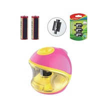 Keyroad Pilli Otomatik Kalemtraş Kr971783 Pembe + 2'Li Pil + 3 Ad