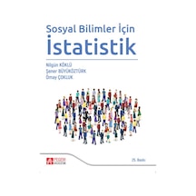 Sosyal Bilimler İçin İstatistik - Nilgün Köklü -  Şener Büyüköztürk - Pegem Akademi Yayıncılık
