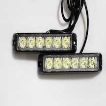 Space Flaşlı İkaz Lambası Power Led Beyaz Lapa162
