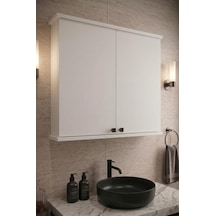 Bd-1 Aynasız Banyo Dolabı, Duvar Dolabı - Beyaz Çok Renkli