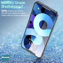 Microsonic Apple Uyumlu iPhone 16 Pro Tempered Glass Cam Ekran Koruyucu