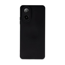 Oppo A38 Kılıf Nano İçi Kadife Silikon - Siyah -