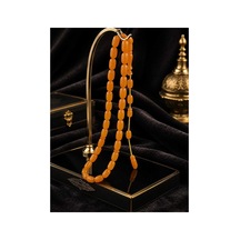 Sıkma Kehribar Tesbih 9x12 Mm Kapsül Kesim Sıralı Sistem Püskül Usta İşçilik Hediyelik Tesbih Sarı - 865738380 Sarı - 865738380 Sarı