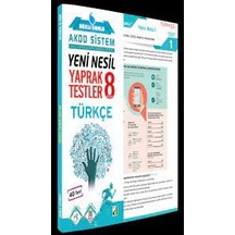 8.Sınıf Türkçe Yeni Nesil Yaprak Testler- Damla Yayınevi