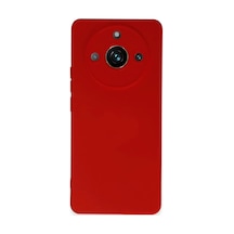Lb Realme 11 Pro Kılıf Nano İçi Kadife Silikon - Kırmızı