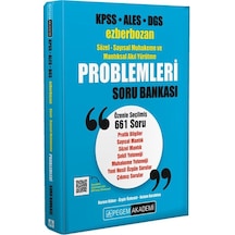 Pegem Yayınları 2023 KPSS ALES DGS Ezberbozan Sözel - Sayısal Muhakeme ve Mantıksal Akıl Yürütme Problemleri Soru Bankası