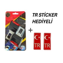 Tiger Marketing Ford Araçlarına Uyumlu 2 Adet Kemer Yükseltme Tokası Ve Tr Sticker li