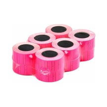 Motex Fiyat Etiketleme Makinası Pembe Floresan Renk Etiketi