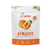 Fruvivo Dondurularak Kurutulmuş Kayısı 30 G Freeze Dry Kayısı Cipsi Şeker İlavesiz %100 Doğal Vegan Atıştırmalık