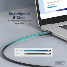Usb-c - Usb-c 2m, Usb 3.2 Gen1, 5g, 4k, 100w, Siyah