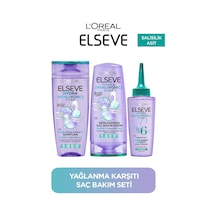 Elseve Hydra Pure Salisilik Asit İçeren Yağlanma Karşıtı Nemlendirici 3'lü Bakım Seti