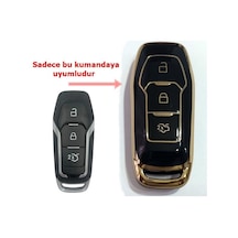Ford Fusion Edge Explorer Mustang Smart Uyumlu Kumanda Kılıfı Oto Anahtarlık Siyah