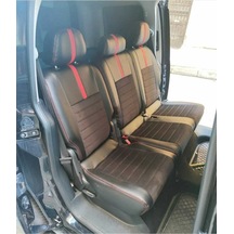 Volkswagen Caddy 2015 2020 Arası Siyah Taytüyü Siyah Deri Karışımı