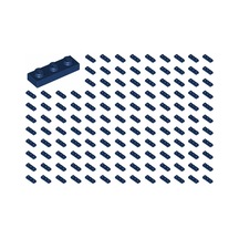 Yedek Parçalar: Plate 1x3: 100 Adet 1x3 Plate Parts Plaka Parçası Lacivert - Dark Blue Plate 3623