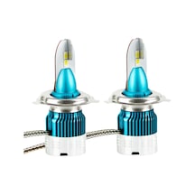 Space Led Far Ampulü Şimşek Etkili H4 4800lm / Laam840 Renkli Space Led Far Ampulü Şimşek Etkili H4 4800lm / Laam840 Renkli