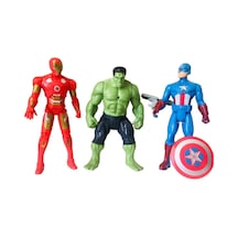 Avengers 3 Büyük Figür Seti Hulk. Captain America. Ironman