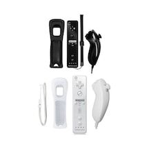 Nintendo Wii 2in1 Motion Plus Remote Kontroller + Nunchuk Kontroller Set Siyah