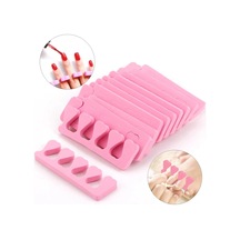 20 Çift Manikür Pedikür Parmak Arası Ayırıcı Separatör Pembe