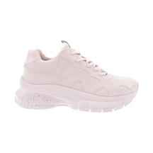 Dgn 55130-22y Kadın Mega Kalın Taban Sneakers Ayakkabı 55130-2027-R0152 Bej