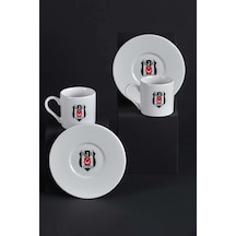 Neva N3422 Beşiktaş Arma 2'li Kahve Fincan Takımı