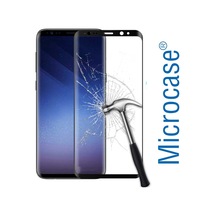 Samsung Uyumlu S8 3D Curved Full Ekran Tempered Glass Cam Koruma