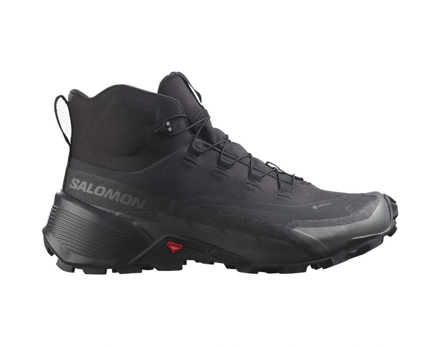Salomon Croos Hike Mid Gore Tex Outdoor Boot Erkek Bilekli Su Geçirmez Outdoor Bot Siyah Siyah