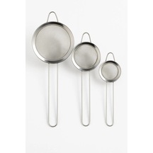3'lü Set Paslanmaz Çelik Metal Süzgeç Szg105 Paslanmaz Çelik Diğer
