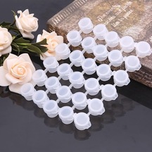 Tr 20 Gözlü Boya Kutusu 4 Ml Kapaklı Plastik Boya Saklama Kutusu Boncuk Kutusu Lens Kutusu Mini Organizer Genel