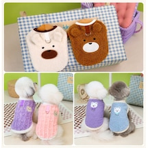 Lüks Peluş Kedi Ve Köpek Elbisesi 5 Li Set