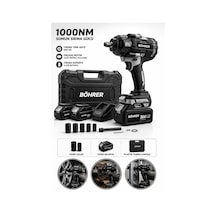 Böhrer Ba011416 Bijon Sökme 2 Akülü 1000nm Profesyonel Somun Sıkma Makinesi - 15 Pilli 36v 5ah