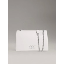 Calvin Klein Ck Re-lock Medıum Chaın Kadın Beyaz Çanta Lv04f3104g-fup Beyaz