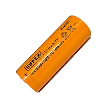 Supex Icr18500 3.7v 1500mah Li-ion Şarjlı Pil 3c Deşarj Akımı Başsız