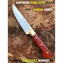 Özelseri Paduk Saplı Bıçak Dövme Çelik Kasap Bıçagı Kurban Bıçak