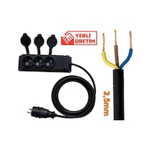 Bylion Seyyar Uzatma Kablosu 3Lü 10 M Grup Priz 3*2.5mm