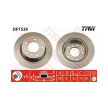 Bmw E36 Arka Fren Diski 1991-1998 Arası 3 Seri