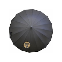 Marlux Vale Protokol Baston Şemsiye 105 CM Siyah Siyah - Siyah