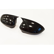 Ebal Otomotiv Fiat Linea 2007-2015 Arası Yarasa Ayna Kapağı  Batman Piano Black