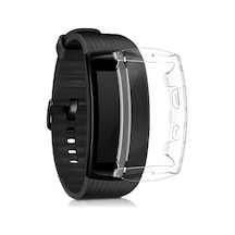 Microsonic Samsung Uyumlu Gear Fit 2 Pro Kılıf 360 Şeffaf