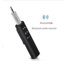 Kablosuz Aux Araç Kiti Bluetooth 5.0 Alıcı Adaptörü 3.5mm Jack