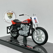 Harley Davidson Xr 750 1:18 Diecast Model Motosiklet