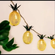 Hubrendy Emin 2 Metre 10 Led Pilli 2 Kademeli Ananas Led Işık