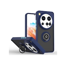 Ilkeshop Newface Xiaomi Mi 15 Ultra Kılıf Montreal Yüzüklü Silikon Kapak - Lacivert