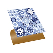 Tink KENDİNDEN YAPIŞKANLI YENİ MAVİLİM DESENLİ PVC KARO 30X30 CM